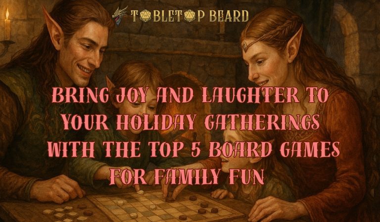 Read more about the article Bring Joy and Laughter to Your Holiday Gatherings with the Top 5 Board Games for Family Fun