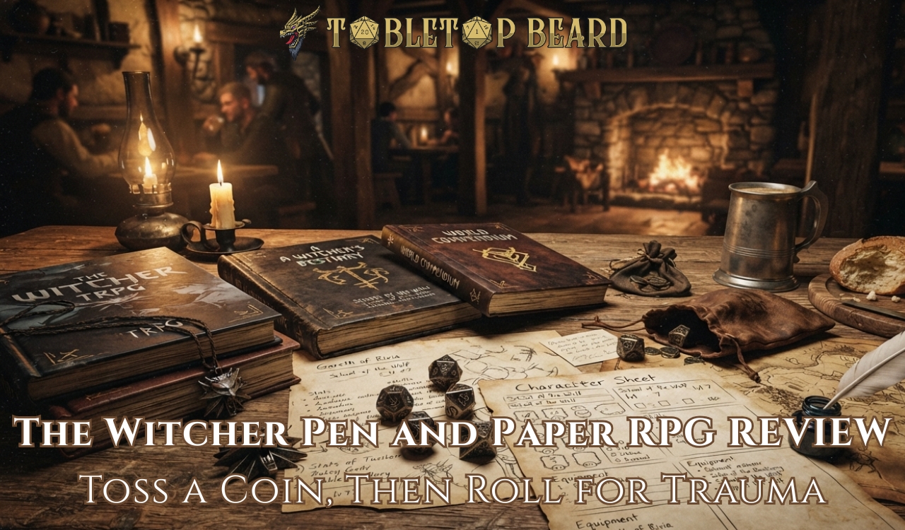You are currently viewing The Witcher Pen & Paper RPG Review: Toss a Coin, Then Roll for Trauma